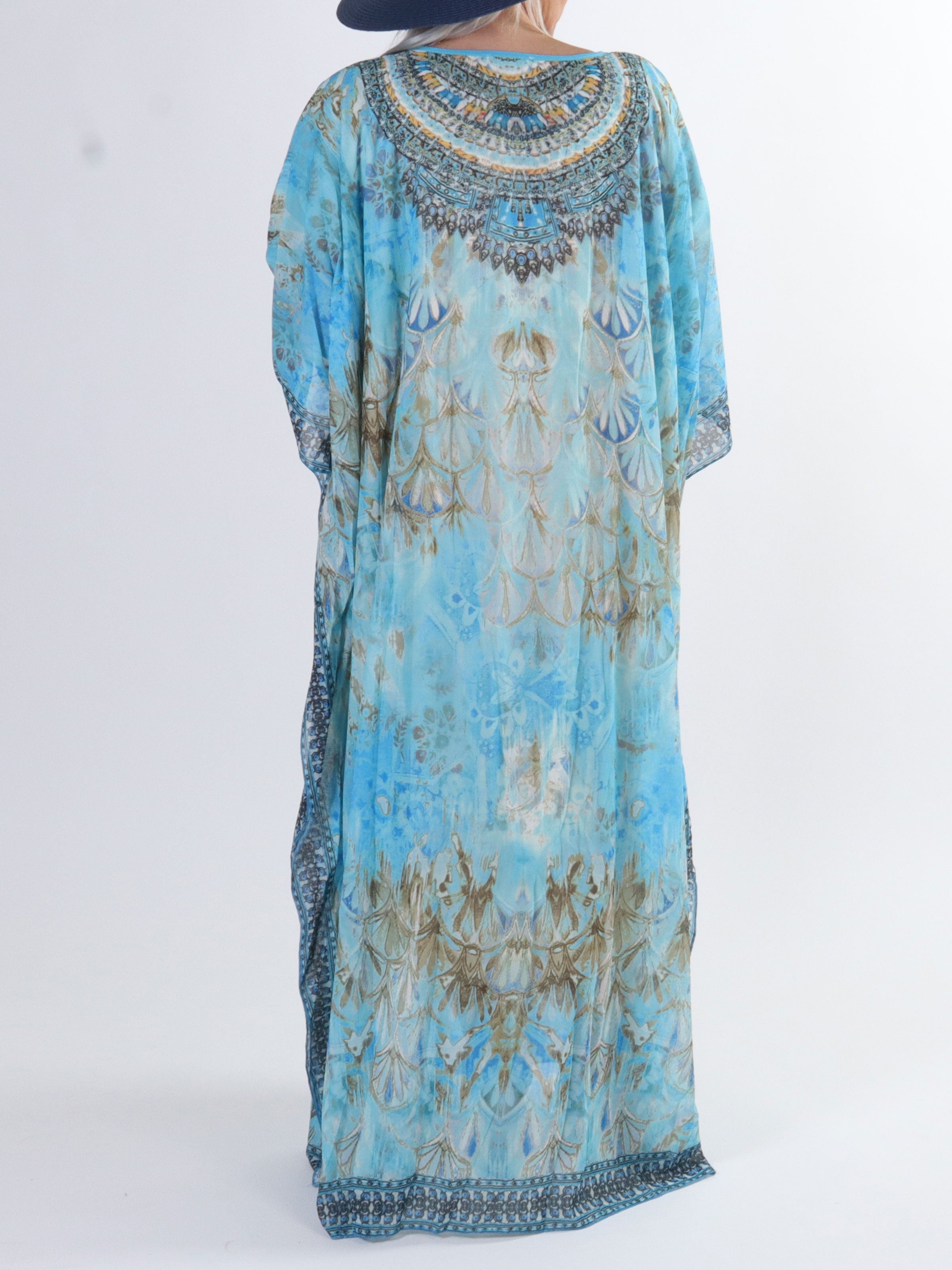 Sasha - Lång plus size tunika med strass